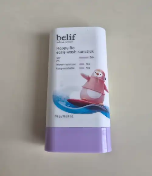 빌리프 해피보 선스틱 SPF50 제품 모습