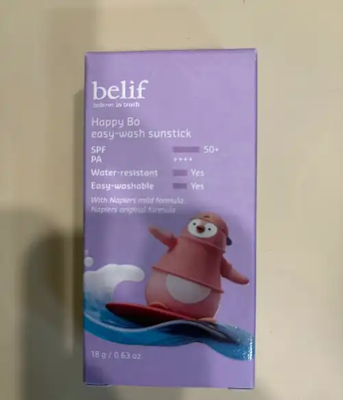 빌리프 해피보 이지워시 선스틱 패키지